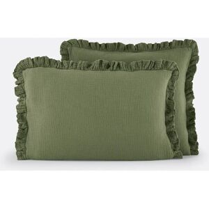 La Redoute Interieurs Funda de Almohada de Muselina de Algodón Kumla - Volante - 50x70cm La Redoute Interieurs Funda de Almohada de Muselina de Algodón Kumla - Volante - 50x70cm