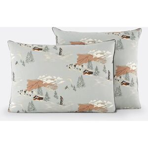 LA REDOUTE INTERIEURS Funda de almohada de percal de algodón Orvaz - Fundas de cama LA REDOUTE INTERIEURS Funda de almohada de percal de algodón Orvaz - Fundas de cama