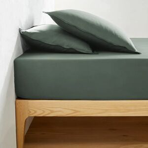 La Redoute Interieurs Victor Sábana bajera de satén de algodón - Ropa de cama La Redoute Interieurs Victor Sábana bajera de satén de algodón - Ropa de cama