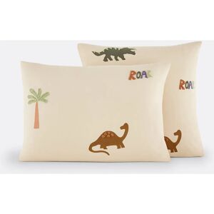 LA REDOUTE INTERIEURS Funda de Almohada Algodón Reciclado Dinosaurios LA REDOUTE INTERIEURS Funda de Almohada Algodón Reciclado Dinosaurios