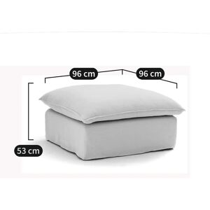 LA REDOUTE INTERIEURS Odna Puff de Terciopelo - Pouf LA REDOUTE INTERIEURS Odna Puff de Terciopelo - Pouf