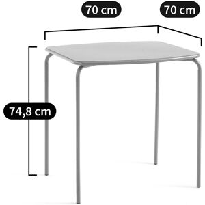 LA REDOUTE INTERIEURS Table de jardin Dune en acier - Table de jardin LA REDOUTE INTERIEURS Table de jardin Dune en acier - Table de jardin