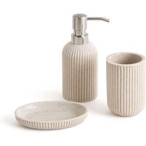 LA REDOUTE INTERIEURS Ensemble de bain Beige Pierre - Salle de bain LA REDOUTE INTERIEURS Ensemble de bain Beige Pierre - Salle de bain