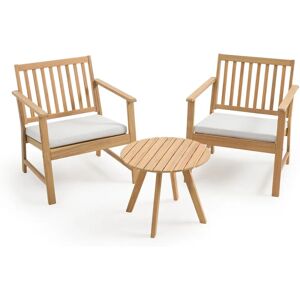 LA REDOUTE INTERIEURS Ensemble de mobilier de jardin en acacia - Mobilier de jardin LA REDOUTE INTERIEURS Ensemble de mobilier de jardin en acacia - Mobilier de jardin