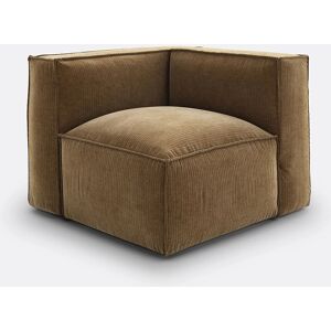 LA REDOUTE INTERIEURS Sofá modular de esquina - Terciopelo vintage - Fabricado en Francia LA REDOUTE INTERIEURS Sofá modular de esquina - Terciopelo vintage - Fabricado en Francia