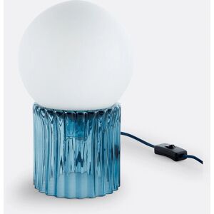 LA REDOUTE INTERIEURS Lámpara Dima de cristal opalino azul - Iluminación LA REDOUTE INTERIEURS Lámpara Dima de cristal opalino azul - Iluminación