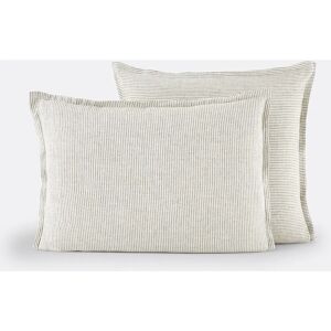 Funda de almohada Limona de lino a rayas - Fundas de almohada Funda de almohada Limona de lino a rayas - Fundas de almohada