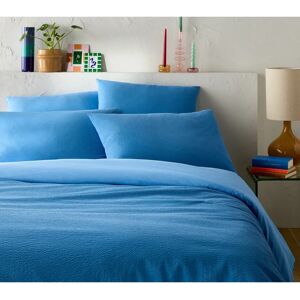 La Redoute Intérieurs - Seersucker Cotton - Azul - Funda nórdica La Redoute Intérieurs - Seersucker Cotton - Azul - Funda nórdica