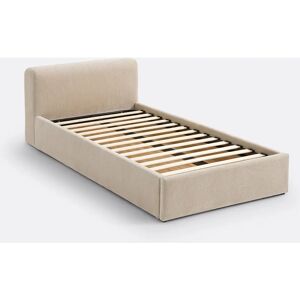 Lit en velours avec rangement - 90x190cm Lit en velours avec rangement - 90x190cm