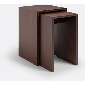 La Redoute Intérieurs Noyer Tables d'Appoint - Set de 2 La Redoute Intérieurs Noyer Tables d'Appoint - Set de 2