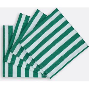 Serviettes en coton La Redoute Interiors - Lot de 4, Vert - Serviettes Serviettes en coton La Redoute Interiors - Lot de 4, Vert - Serviettes