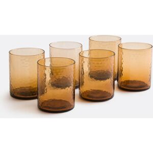 LA REDOUTE INTERIEURS Marteo Marrón vidrio martillado 30 cl vasos LA REDOUTE INTERIEURS Marteo Marrón vidrio martillado 30 cl vasos