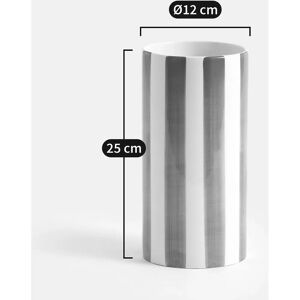 LA REDOUTE INTERIEURS Vase Jaoma en céramique - Rayures - 25cm LA REDOUTE INTERIEURS Vase Jaoma en céramique - Rayures - 25cm
