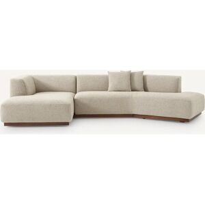 AM.PM Jacopo Sofá esquiner izquierdo - Estructura de viscosa y lino, Beige AM.PM Jacopo Sofá esquiner izquierdo - Estructura de viscosa y lino, Beige