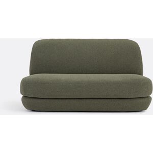 LA REDOUTE INTERIEURS Sofá Lega - 2 plazas, verde, forma orgánica LA REDOUTE INTERIEURS Sofá Lega - 2 plazas, verde, forma orgánica