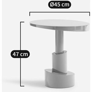 Am.pm Kalix Table d'Appoint Laccée Jaune - Table d'Appoint Am.pm Kalix Table d'Appoint Laccée Jaune - Table d'Appoint