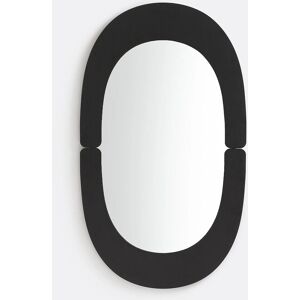Miroir ovale en métal noir de La Redoute Intérieurs - Miroir Miroir ovale en métal noir de La Redoute Intérieurs - Miroir
