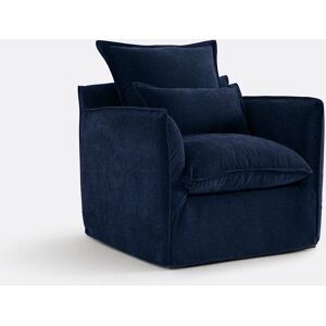LA REDOUTE INTERIEURS Odna - Azul - Poliéster - Sillón LA REDOUTE INTERIEURS Odna - Azul - Poliéster - Sillón