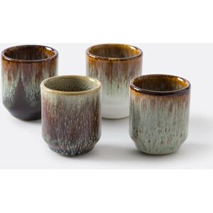 La Redoute Interiors Set di 4 Tazze da Espresso in Gres Reattivo La Redoute Interiors Set di 4 Tazze da Espresso in Gres Reattivo