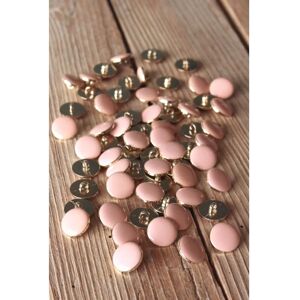 Eglantine et Zoé - Bouton rose perle 15mm - Rose Pearl - 15mm - Button - Publicité Eglantine et Zoé - Bouton rose perle 15mm - Rose Pearl - 15mm - Button - Publicité