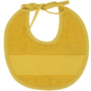 Mondial Tissus - Bavoir rond à broder - Jaune moutarde - 22 cm - Embroidery bib Mondial Tissus - Bavoir rond à broder - Jaune moutarde - 22 cm - Embroidery bib