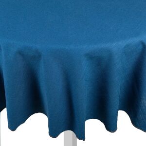 Mondial Tissus - Essentiel - Bleu - 160 cm - Nappe Mondial Tissus - Essentiel - Bleu - 160 cm - Nappe