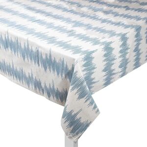 Mondial Tissus lin-look bleu 150x250 cm Nappe rectangulaire Mondial Tissus lin-look bleu 150x250 cm Nappe rectangulaire