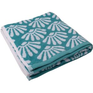 Mondial Tissus - Serviette coquillage - vert d'eau - Towel Mondial Tissus - Serviette coquillage - vert d'eau - Towel