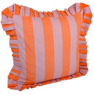 Mondial Tissus - Housse de coussin large rayures franges - Publicité Mondial Tissus - Housse de coussin large rayures franges - Publicité