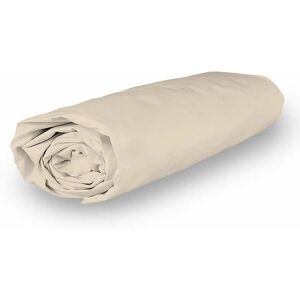 Soleil d'Ocre Cotton Percale Fitted Sheet - Ecru - 90x190 cm - Hypoallergenic Soleil d'Ocre Cotton Percale Fitted Sheet - Ecru - 90x190 cm - Hypoallergenic