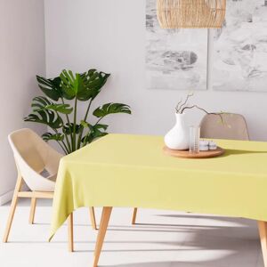 ALIX Vert citron Waterproof Polyester Tablecloth - Tablecloth ALIX Vert citron Waterproof Polyester Tablecloth - Tablecloth