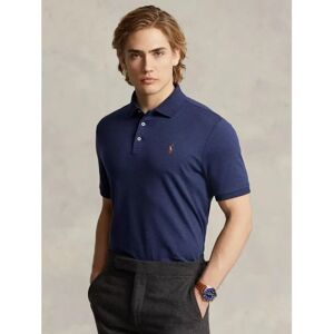 Polo Ralph Lauren Men's Custom Slim Fit Soft Cotton Polo Shirt - Navy - Short Sleeve - Polo Shirt Polo Ralph Lauren Men's Custom Slim Fit Soft Cotton Polo Shirt - Navy - Short Sleeve - Polo Shirt