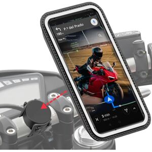 Supporto smartphone ANSMANN MOTO_XL Nero Silicone - Accessorio Supporto smartphone ANSMANN MOTO_XL Nero Silicone - Accessorio
