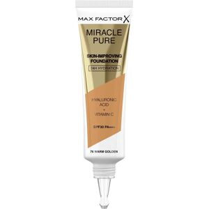 Max Factor Miracle Pure Skin-Improving Foundation - Warm Golden - 24h Hydration SPF30 Max Factor Miracle Pure Skin-Improving Foundation - Warm Golden - 24h Hydration SPF30