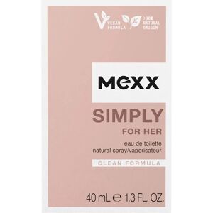 Mexx Simply for Her Eau de Toilette - Femeie - 40ml - Aromă florală ușoară și proaspătă Mexx Simply for Her Eau de Toilette - Femeie - 40ml - Aromă florală ușoară și proaspătă