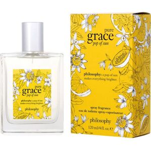 Philosophy Pure Grace Pop of Sun Eau de Toilette - 120ml - JauneOrange - Publicité Philosophy Pure Grace Pop of Sun Eau de Toilette - 120ml - JauneOrange - Publicité