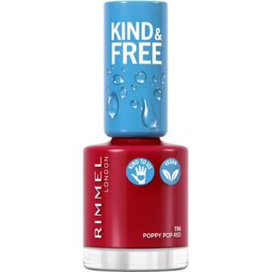 Rimmel London Kind & Free Vernis à Ongles Rouge Poppy - 8 ml Rimmel London Kind & Free Vernis à Ongles Rouge Poppy - 8 ml