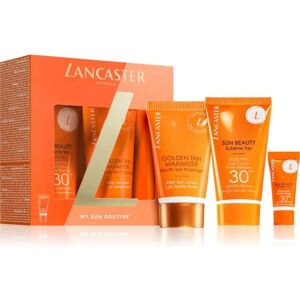 Lancaster Auringonhoitopaketti - UV-suoja, rusketuksen jatke, kasvovoide ja vartalovoide Lancaster Auringonhoitopaketti - UV-suoja, rusketuksen jatke, kasvovoide ja vartalovoide