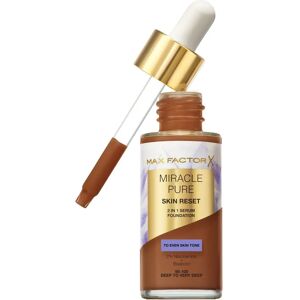 Max Factor Miracle Pure Skin Reset Deep Foundation - Skin Type Max Factor Miracle Pure Skin Reset Deep Foundation - Skin Type