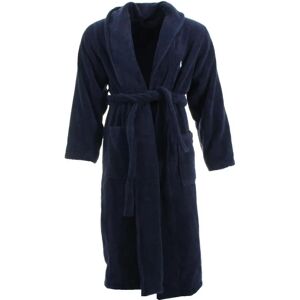 Polo Ralph Lauren Navy Cotton Shawl Bathrobe - Bathrobe Polo Ralph Lauren Navy Cotton Shawl Bathrobe - Bathrobe