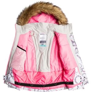 Roxy White Kids' Pie Logo Snow Jacket - Snow Jacket Roxy White Kids' Pie Logo Snow Jacket - Snow Jacket
