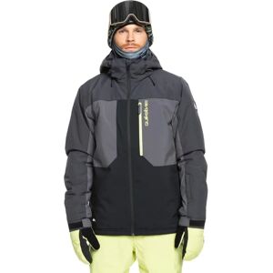 Σακάκι σκι Quiksilver Dawson γκρι μαύρο Σακάκι σκι Quiksilver Dawson γκρι μαύρο