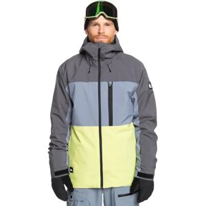 Quiksilver Sycamore Jacket Grey - Waterproof, Insulated, Recycled Quiksilver Sycamore Jacket Grey - Waterproof, Insulated, Recycled
