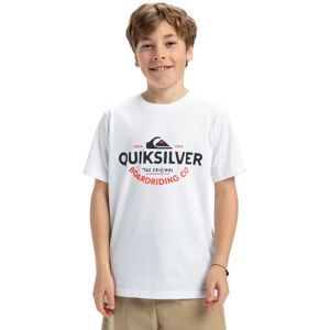 Camiseta Quiksilver Typed Out Blanco - Juvenil Camiseta Quiksilver Typed Out Blanco - Juvenil