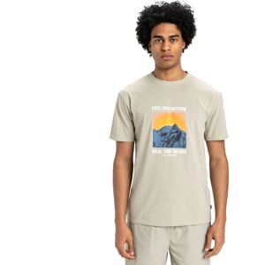 QUIKSILVER Feel The Outside Herren S Grau - T-Shirt QUIKSILVER Feel The Outside Herren S Grau - T-Shirt