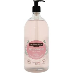 Le Comptoir du Bain Gel Douche Fleur de Cerisier 1L - Publicité Le Comptoir du Bain Gel Douche Fleur de Cerisier 1L - Publicité