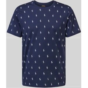 Polo Ralph Lauren T-Shirt (714899612) - mit Logo-Muster Modell Liquid COTTON (714899612) dunkelblau Polo Ralph Lauren T-Shirt (714899612) - mit Logo-Muster Modell Liquid COTTON (714899612) dunkelblau