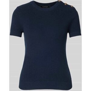 Lauren Ralph Lauren - Modelo 200957474001 - Suéter Azul con Cuello en V - Mujer Lauren Ralph Lauren - Modelo 200957474001 - Suéter Azul con Cuello en V - Mujer
