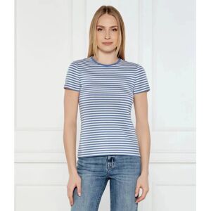 Lauren Ralph Lauren - Top - Wielobarwny - Okrągły dekolt - Krótki rękaw - Dopasowany Lauren Ralph Lauren - Top - Wielobarwny - Okrągły dekolt - Krótki rękaw - Dopasowany