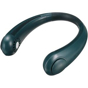 GreenZech 2400Mah Portable USB Rechargeable Neckband Sport Neck Hanging Dual Fan - Neckless GreenZech 2400Mah Portable USB Rechargeable Neckband Sport Neck Hanging Dual Fan - Neckless